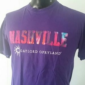 Unique Nashville Tshirt Tee Purple Tie Dyed Opry